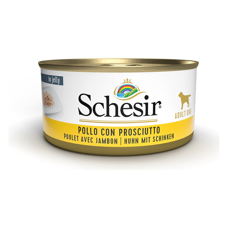 Schesir Cane Complements Lattina 150 g Pollo e Prosciutto