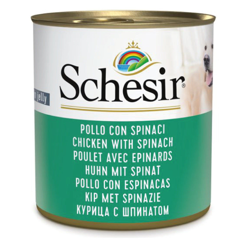 Schesir Cane Complements Lattina 285 g Pollo e Spinaci