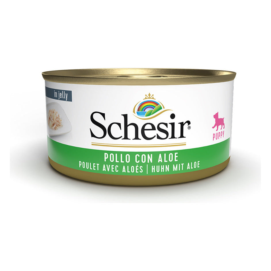 Schesir Cane Complements Lattina 150 g Puppy Pollo e Aloe