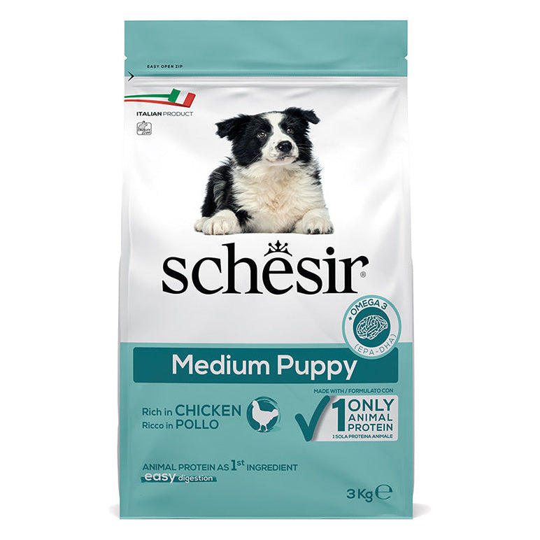 Schesir Cane Dry Original Medium 3 kg Puppy Pollo