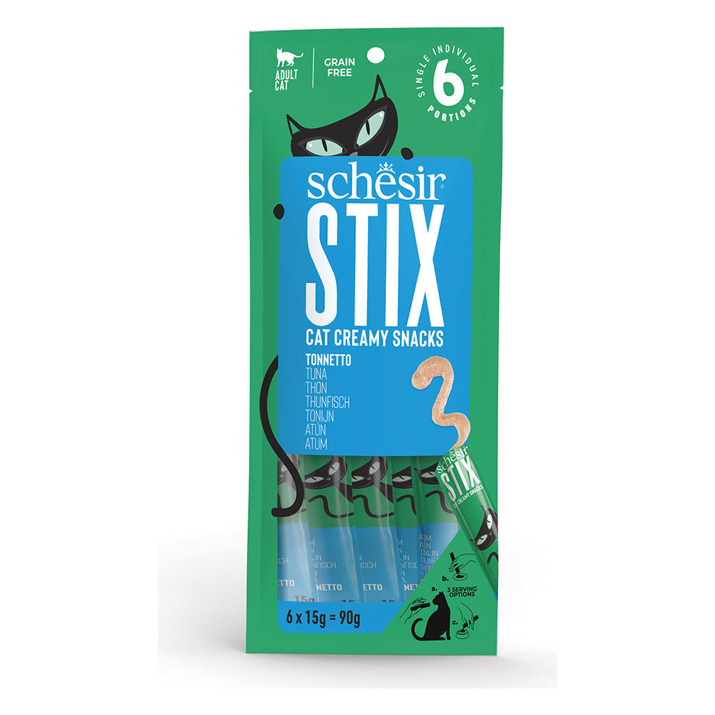 Schesir Gatto Stix Crema 6x15 g Tonnetto