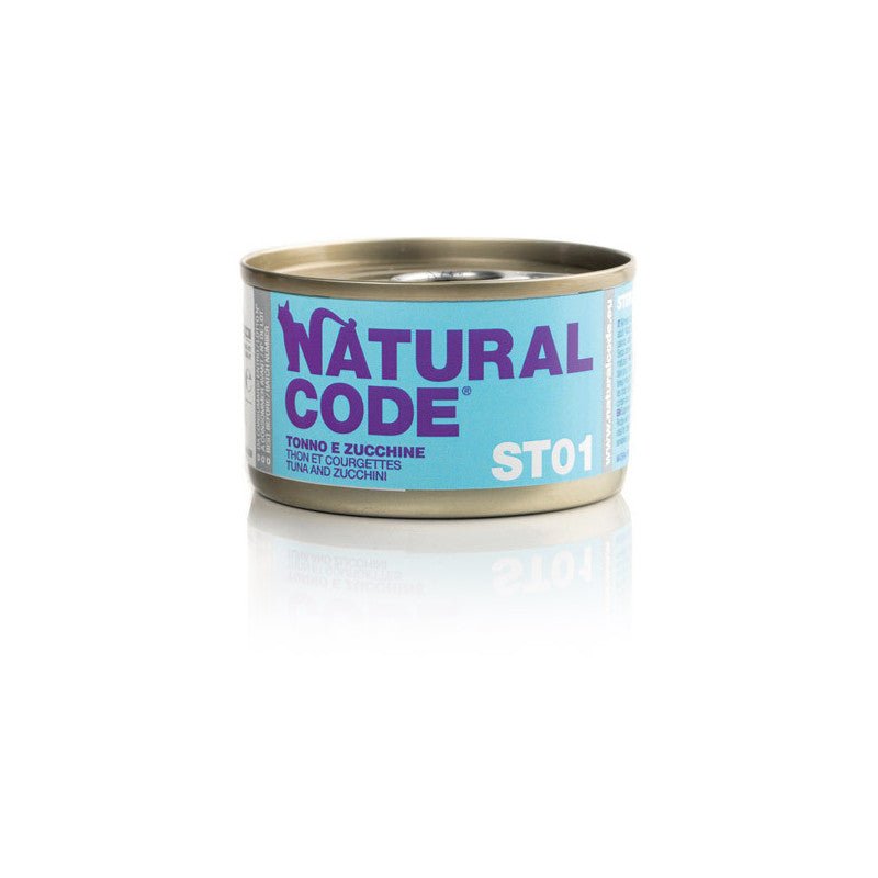 Natural Code - Natural Code Sterilized Cat Lattina 85G - Animalmania Store