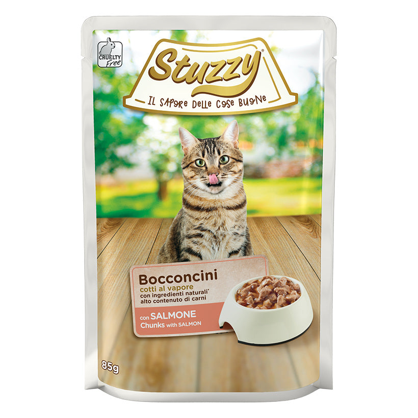 Stuzzy Gatto Bocconcini Busta 85 g Salmone in salsa