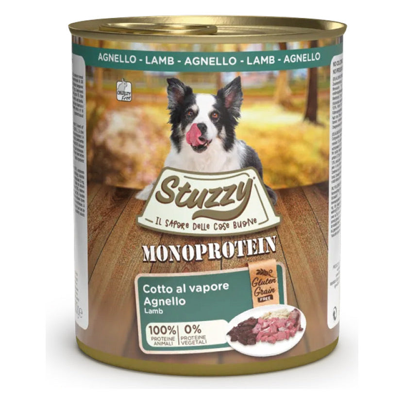 Stuzzy Cane Monoprotein Paté Lattina 800 g Agnello