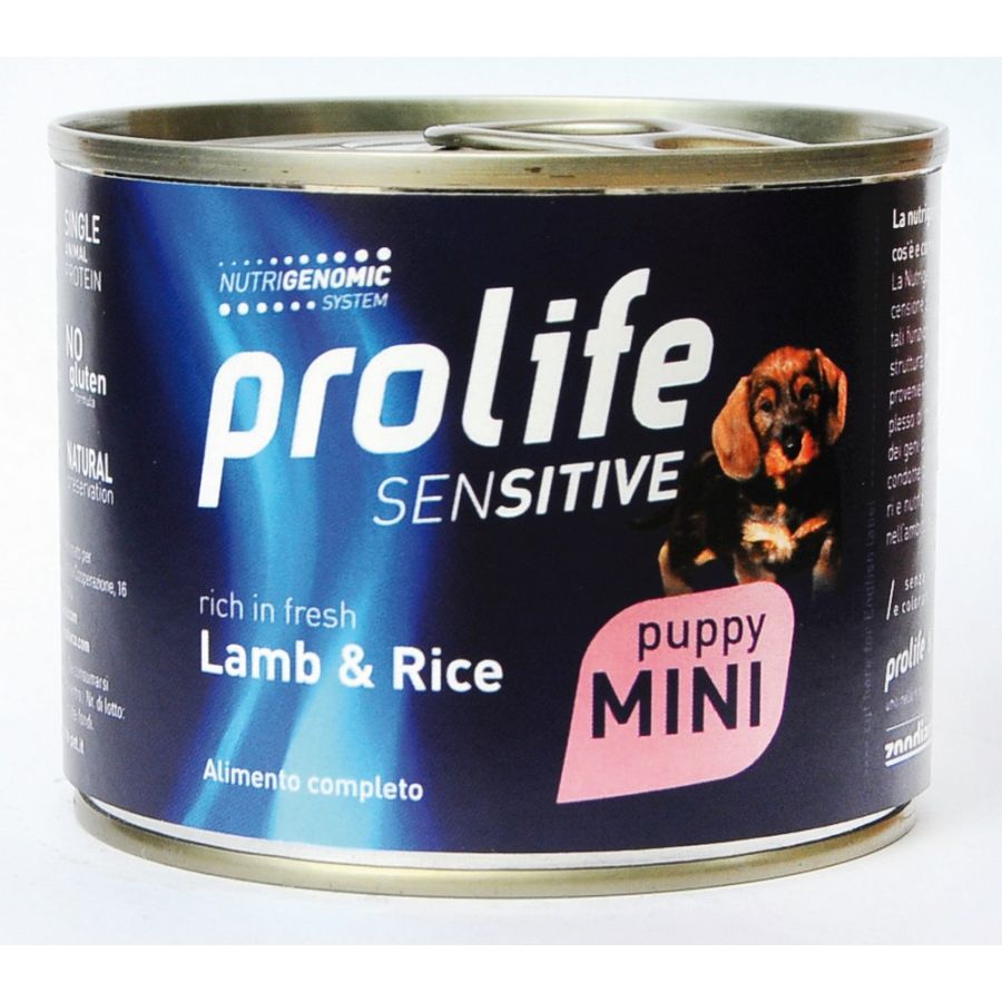 Dog Sensitive Puppy Agnello E Riso Mini