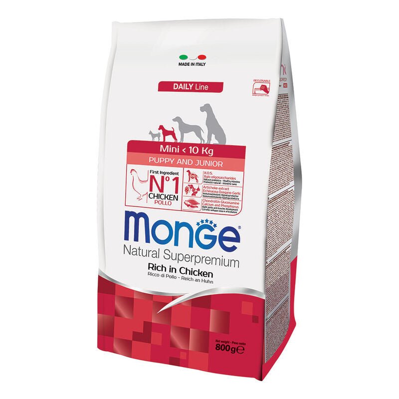 Monge - Monge Natural Superpremium Cane Puppy Mini Pollo - Animalmania Store