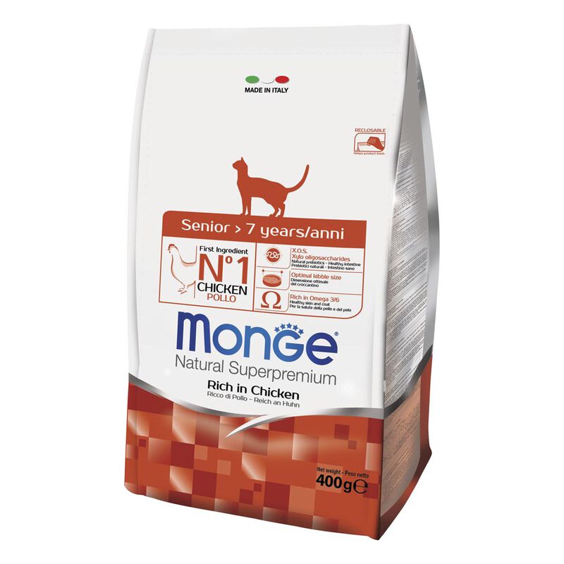 Monge - Monge Natural Superpremium Gatto Anziano Pollo - Animalmania Store