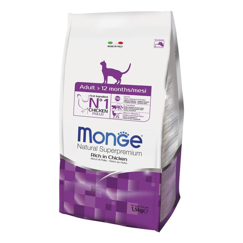 Monge - Monge Natural Superpremium Gatto Adult Pollo - Animalmania Store
