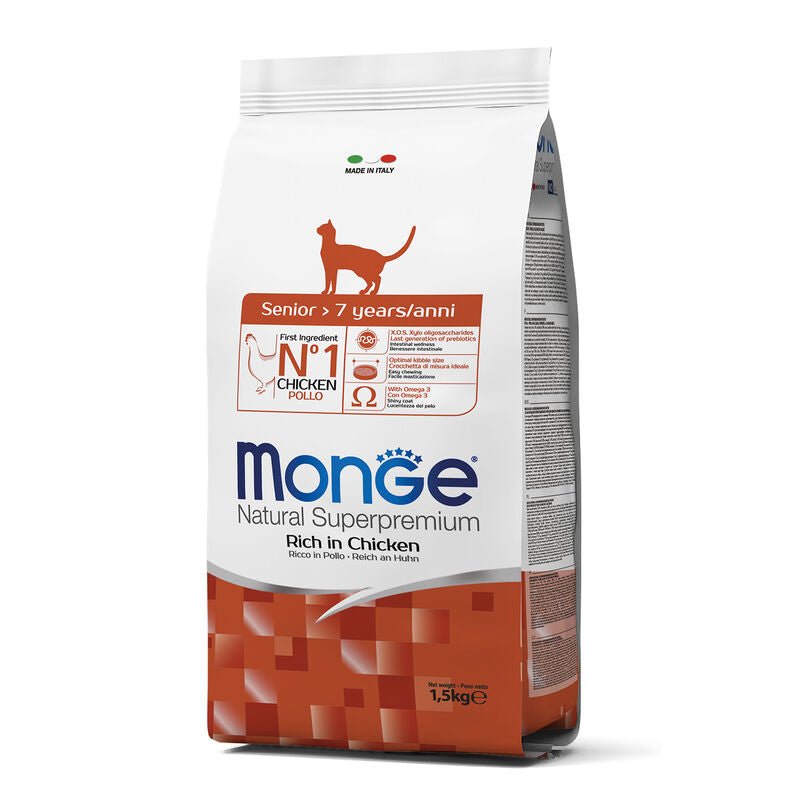Monge - Monge Natural Superpremium Gatto Anziano Pollo - Animalmania Store