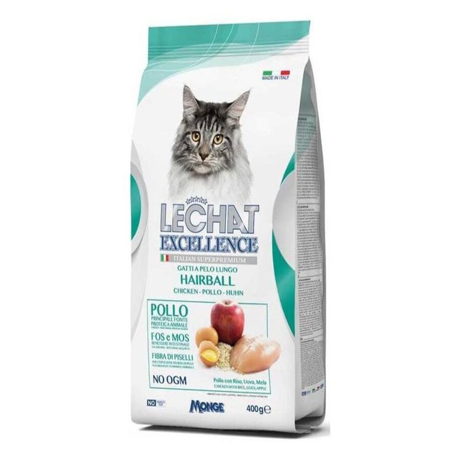 Monge - Monge Cibo Per Gatti Linea Lechat Hairball Pollo - Animalmania Store