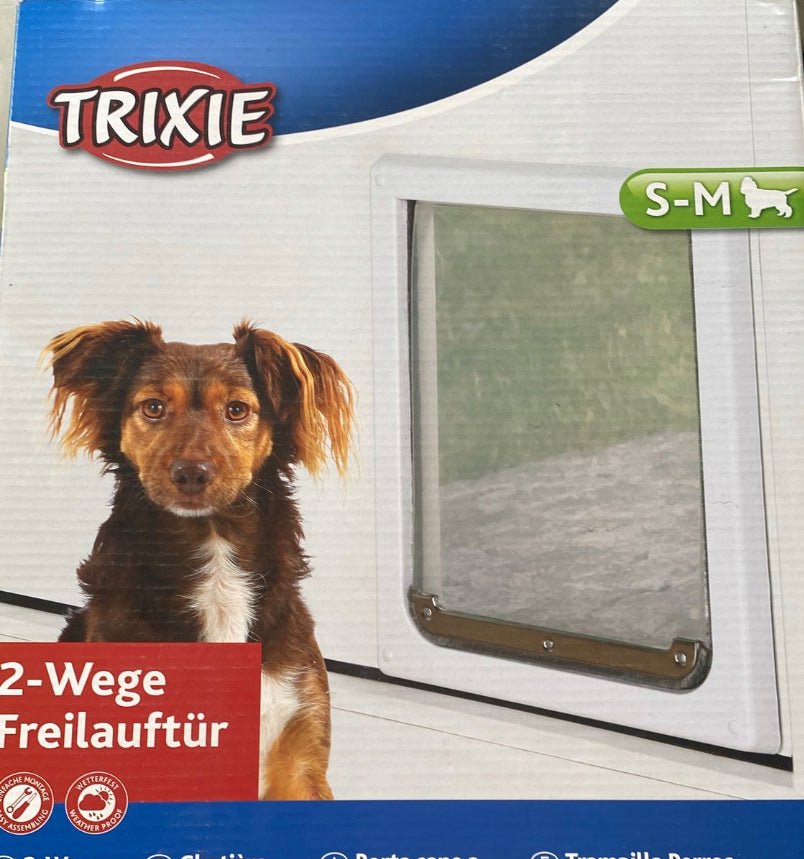 Trixie - Porta Cane a 2 funzioni S/M Bianca - Animalmania Store