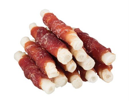 Trixie - Dentafun Bastoncino Intrecciato Anatra 6Cm-120G - Animalmania Store