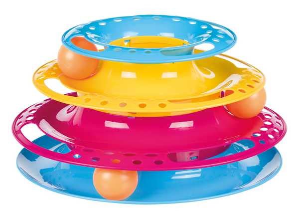 Trixie - Castello di plastica con palline per Gatti - Animalmania Store