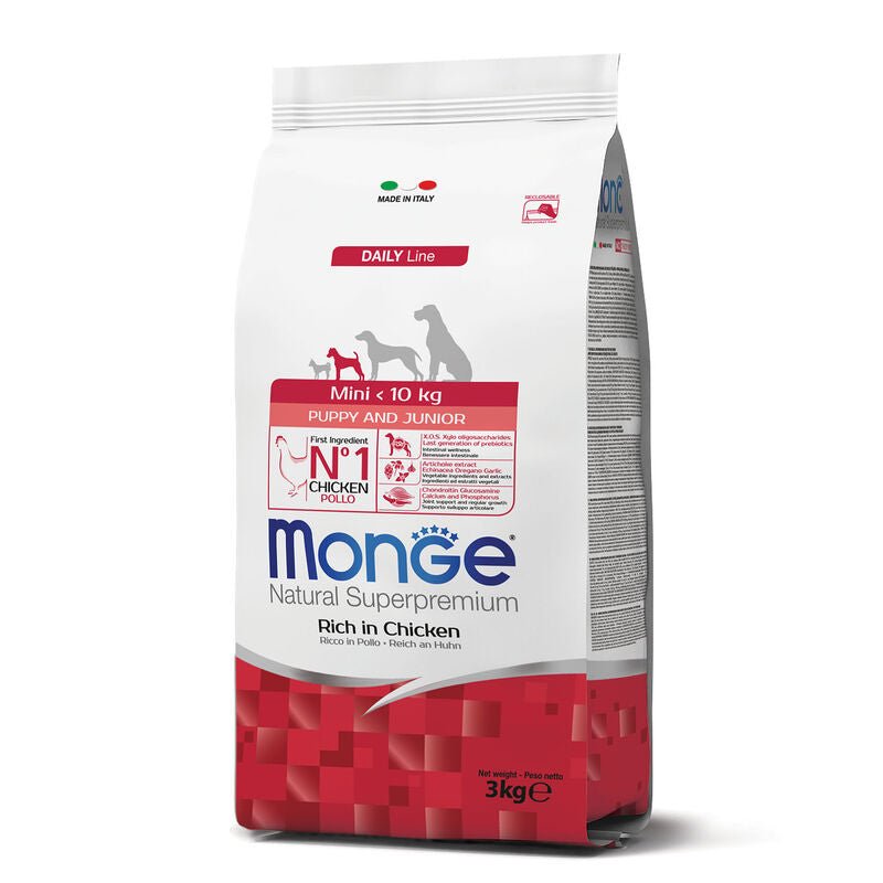 Monge - Monge Natural Superpremium Cane Puppy Mini Pollo - Animalmania Store