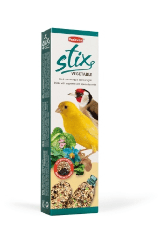 Padovan - STIX VEGETABLE CANARINI E CARDELLINI Mangime complementare per canarini e cardellini 80g - Animalmania Store