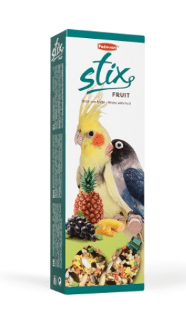 Padovan - STIX FRUIT PARROCCHETTI Mangime complementare per parrocchetti 100g - Animalmania Store