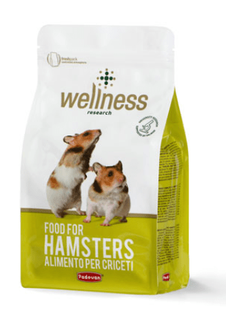 Padovan - WELLNESS CRICETI Mangime completo per criceti 1kg - Animalmania Store