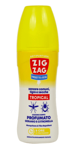 Animalmania Store - Zig Zag Antipuntura Tropical Geranio e Citronella 100ml - Animalmania Store