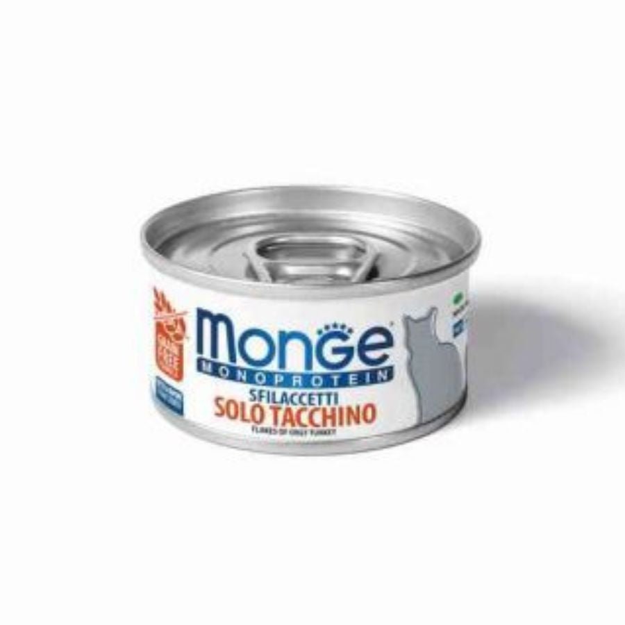 Monge - Monge Monoprotein Cibo In Pezzetti Per Gatti 80Gr - Animalmania Store