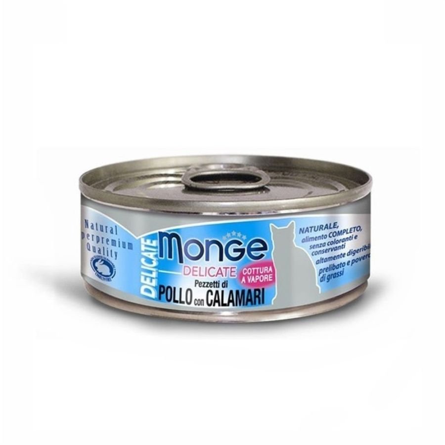 Monge - Monge Delicate Monodose Cibo Per Gatti 80 Gr - Animalmania Store
