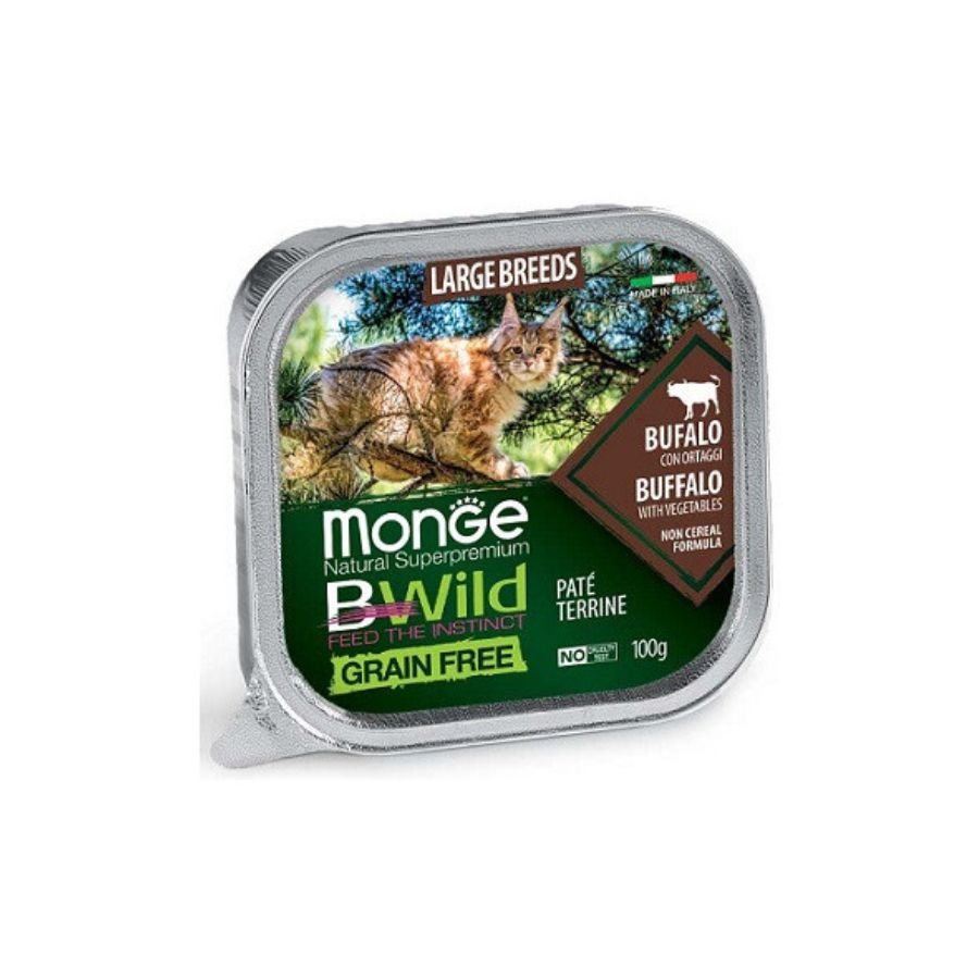 Monge - Monge Bwild Grain Free Cibo Per Gatti 100Gr - Animalmania Store