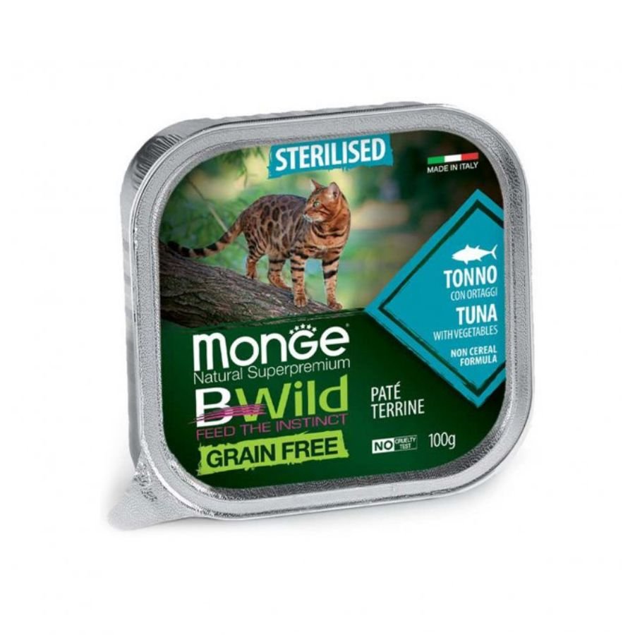 Monge - Monge Bwild Grain Free Cibo Per Gatti 100Gr - Animalmania Store