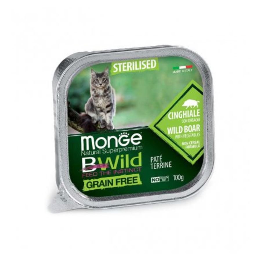 Monge - Monge Bwild Grain Free Cibo Per Gatti 100Gr - Animalmania Store