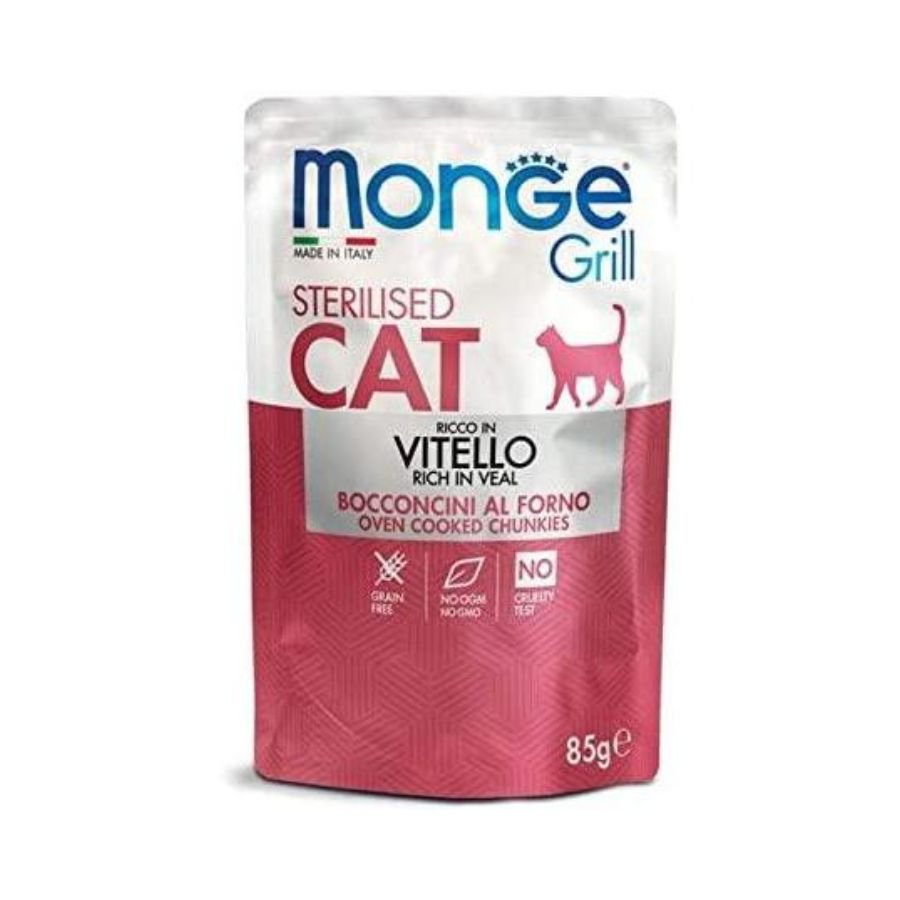 Monge - Monge Grill Cibo Per Gatti 85Gr - Animalmania Store