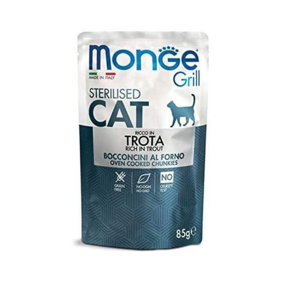 Monge - Monge Grill Cibo Per Gatti 85Gr - Animalmania Store