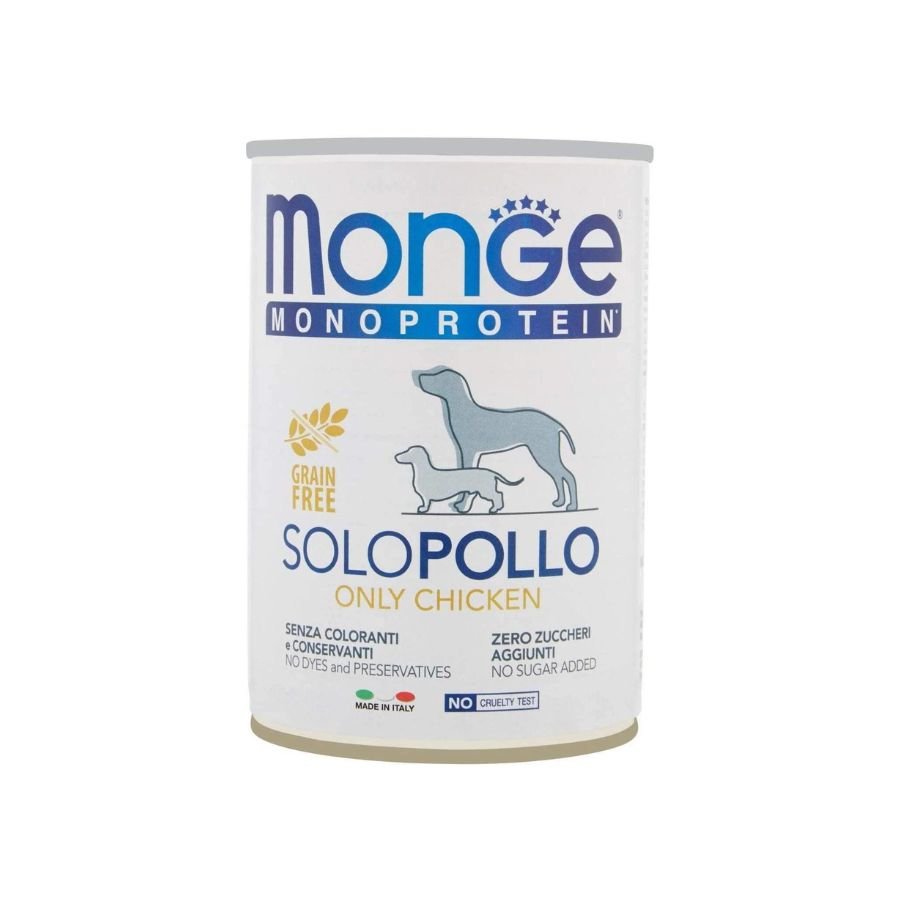 Monge - Monge Monoprotein Cibo Per Cani Tutte Le Taglie 400Gr - Animalmania Store
