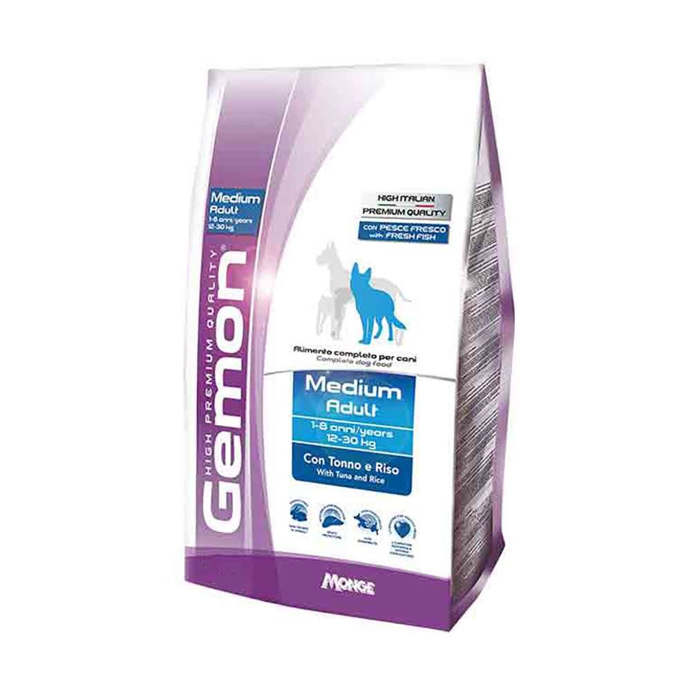Monge - Gemon Cane Medium Adult Con Tonno E Riso - Animalmania Store