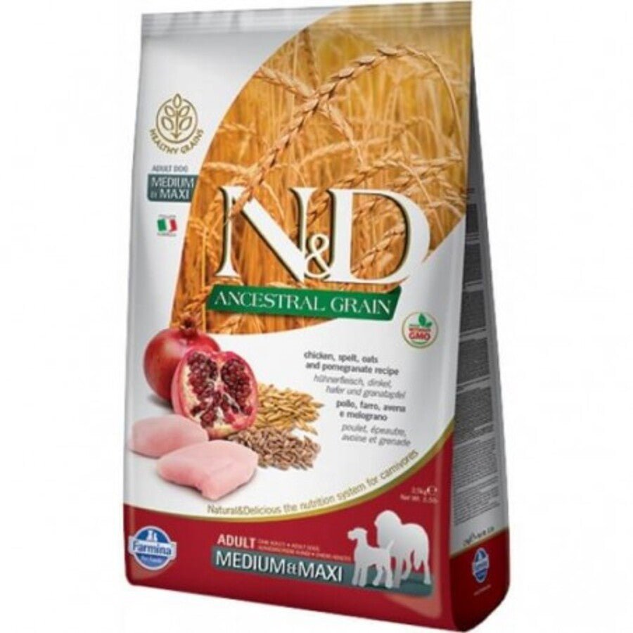 Farmina - Farmina N&D cane Ancestral Adulto Medium Maxi 12Kg - Animalmania Store
