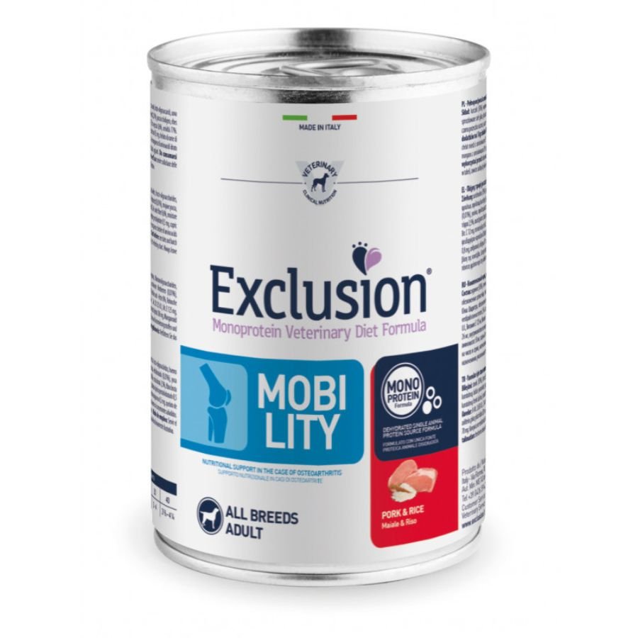 Exclusion - Exclusion Mobility Cibo cani adulti Maiale e Riso 200gr - Animalmania Store