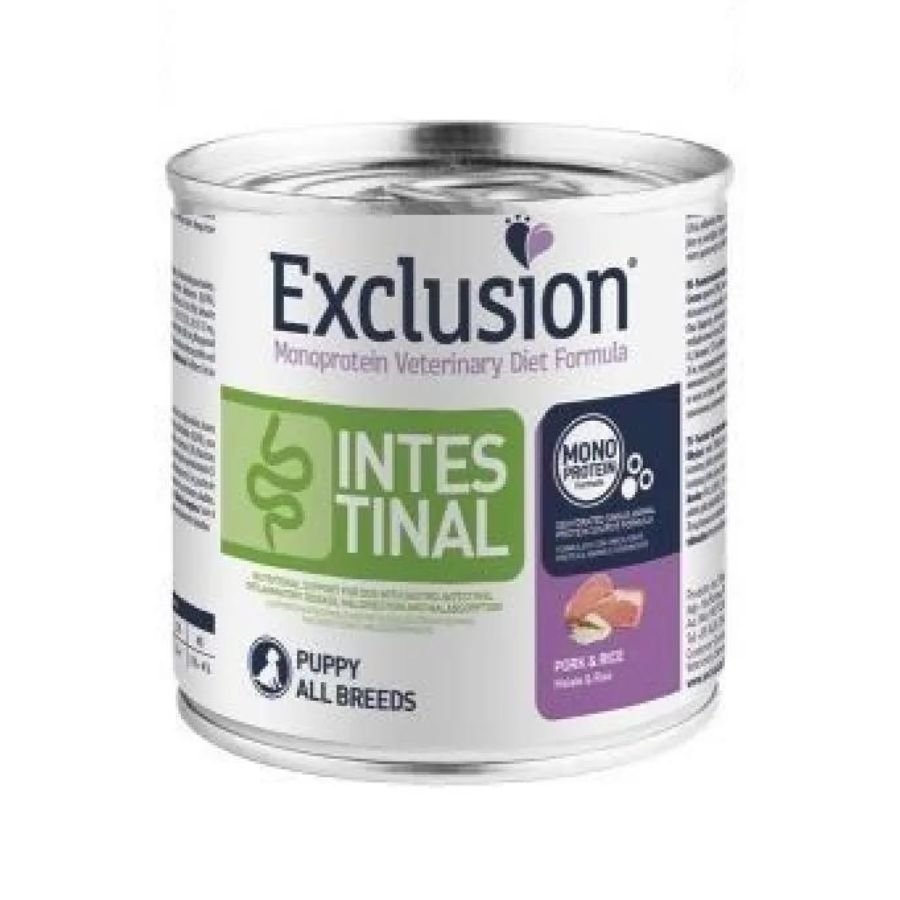 Exclusion - Dorado Cibo Per Cani Cuccioli Maiale E Riso 200Gr - Animalmania Store