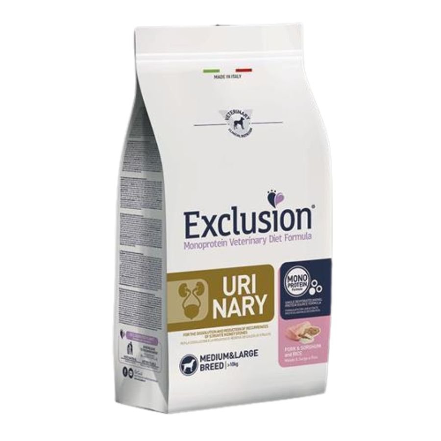 Exclusion - Exclusion Urinary cibo per cani adulti medium large 2Kg - Animalmania Store