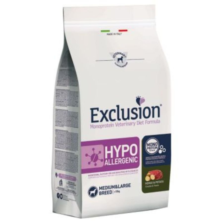 Exclusion - Exclusion ipoallergenico cibo cani taglia medium large 12Kg - Animalmania Store