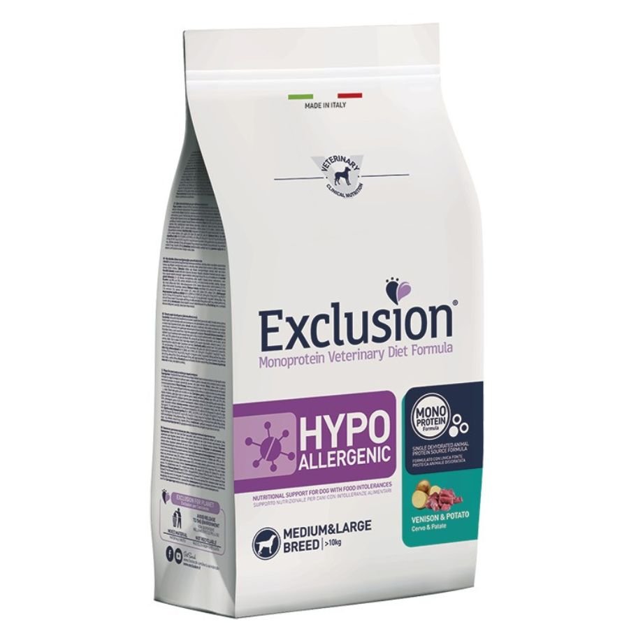 Exclusion - Exclusion Cibo Per Cani Medium Large Cervo E Patate 2 Kg - Animalmania Store