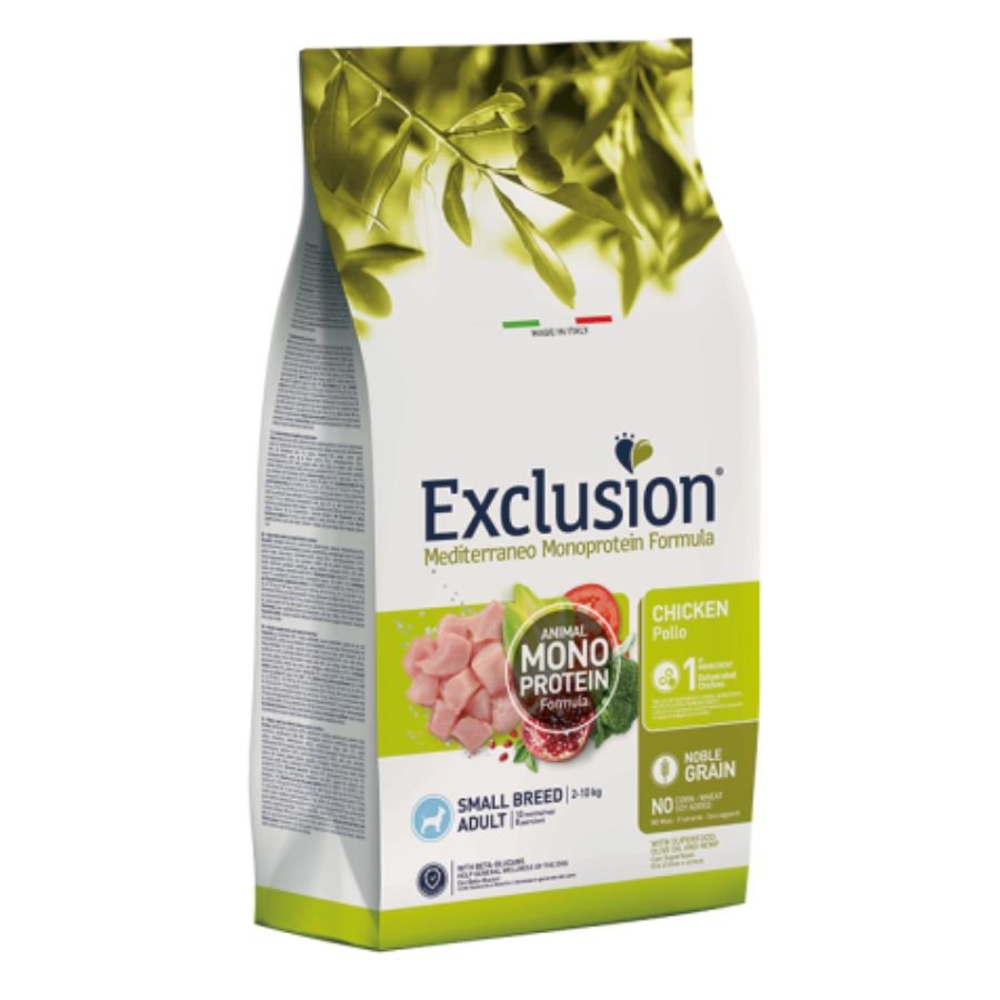 Exclusion - Exclusion Mediterraneo Cibo Per Cani Adulti Taglia Mini 500Gr - Animalmania Store