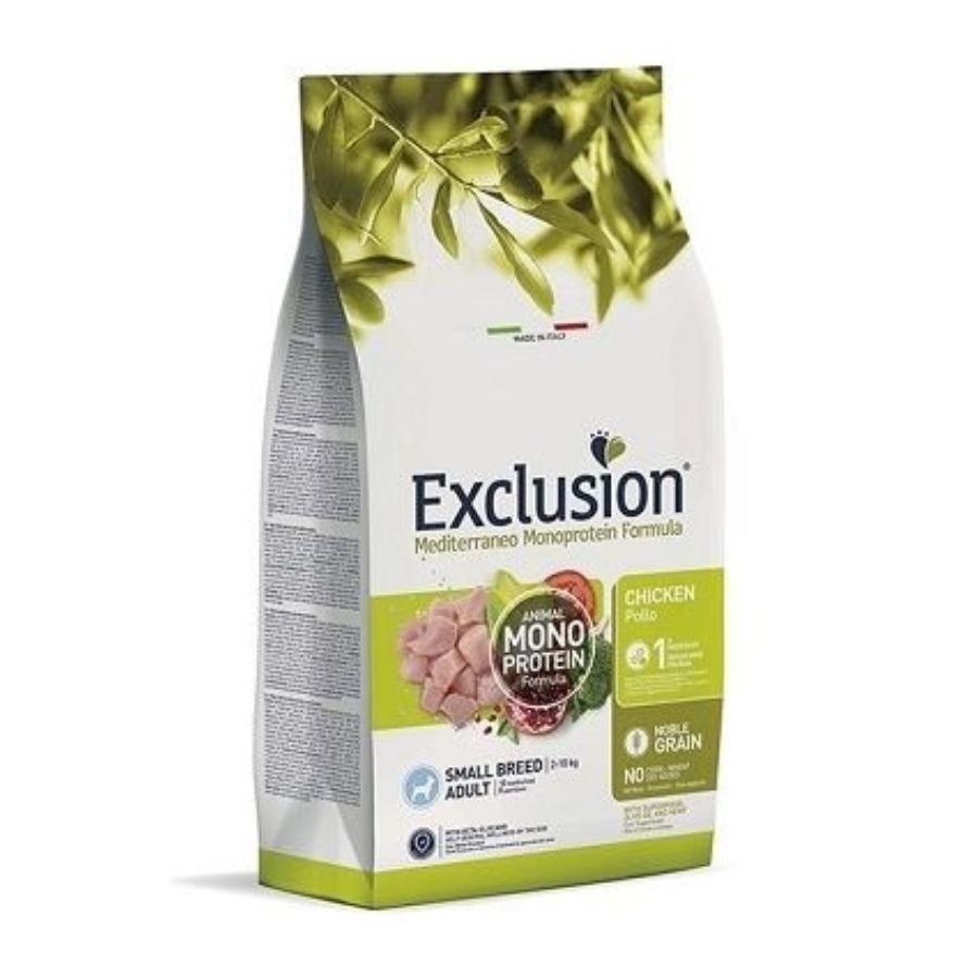 Exclusion - Exclusion Mediterraneo Cibo Per Cani Adulti Taglia Mini 7Kg - Animalmania Store