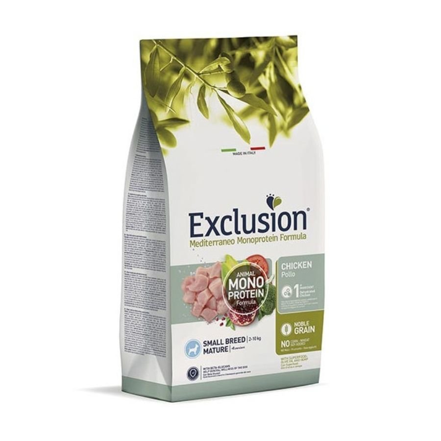 Exclusion - Exclusion Mediterraneo Mature Cibo Per Cani Taglia Mini 500Gr - Animalmania Store