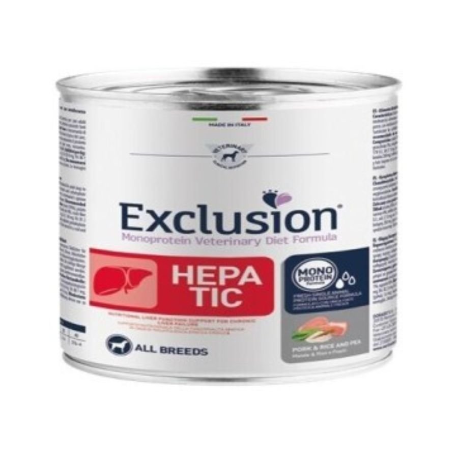 Exclusion - Exclusion Hepatic Cibo Per Cani Adulti Tutte Le Taglie 200Gr - Animalmania Store