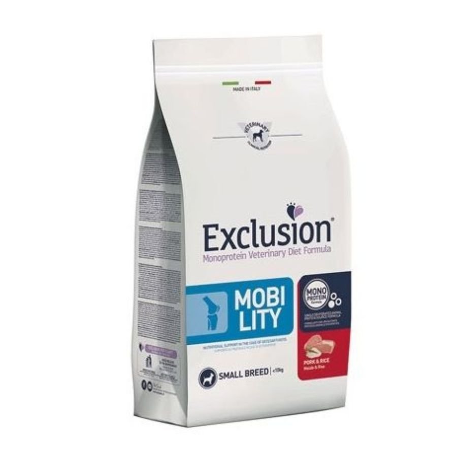 Exclusion - Exclusion Mobility Cibo Cani Adulti Taglia Mini Maiale 2Kg - Animalmania Store