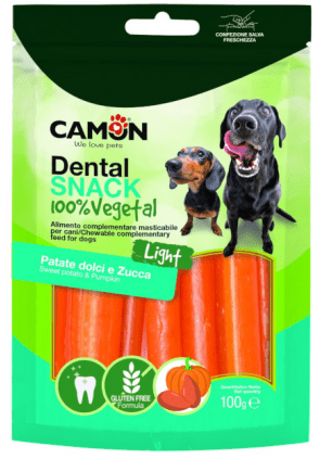 Camon - Snack con Patate dolci e Zucca da 100 gr - Animalmania Store