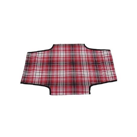 Leopet - Telo Di Ricambio Per Brandina Fissa Scozzese Rosso Per Cani - Animalmania Store