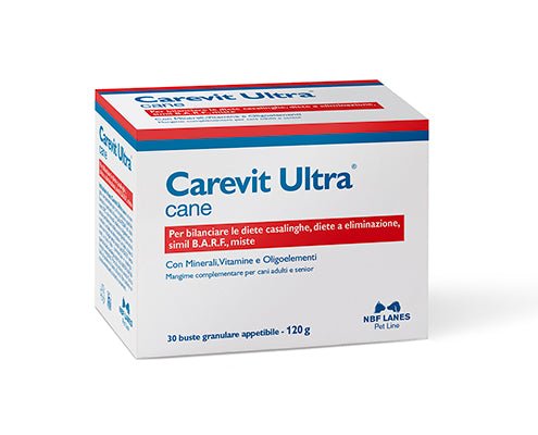 NBF - Nbf Carevit Ultra Granulare Cane 30 Bust. 120 Gr - Animalmania Store