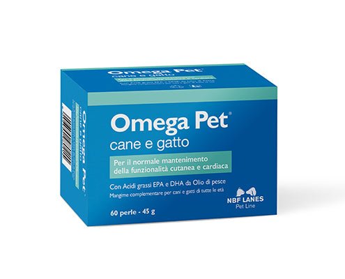 NBF - Nbf Omega Pet Cane E Gatto 60 Perle - Animalmania Store