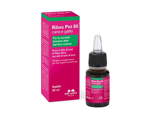 NBF - Nbf Ribes Pet 80 Cane E Gatto Gocce 25 Ml - Animalmania Store