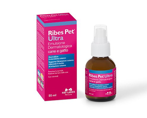 NBF - Nbf Ribes Pet Ultra Cane E Gatto Emulsione Dermatologica 50 Ml - Animalmania Store