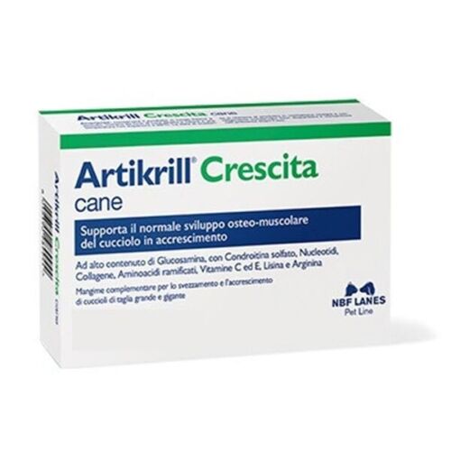 NBF - Nbf Artikrill Crescita Cane Compresse - Animalmania Store