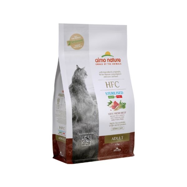 Almo Nature - Almo Nature Hfc Sterilised Gatto Adult Manzo - Animalmania Store